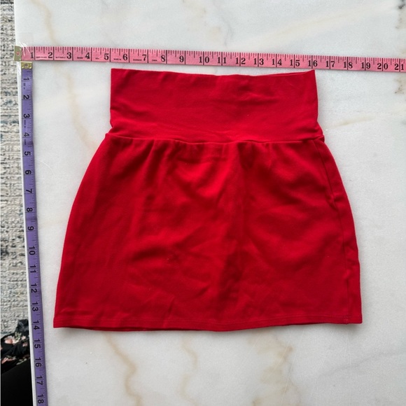 American Apparel Red Mini Pencil Skirt Night Out - Picture 2 of 3